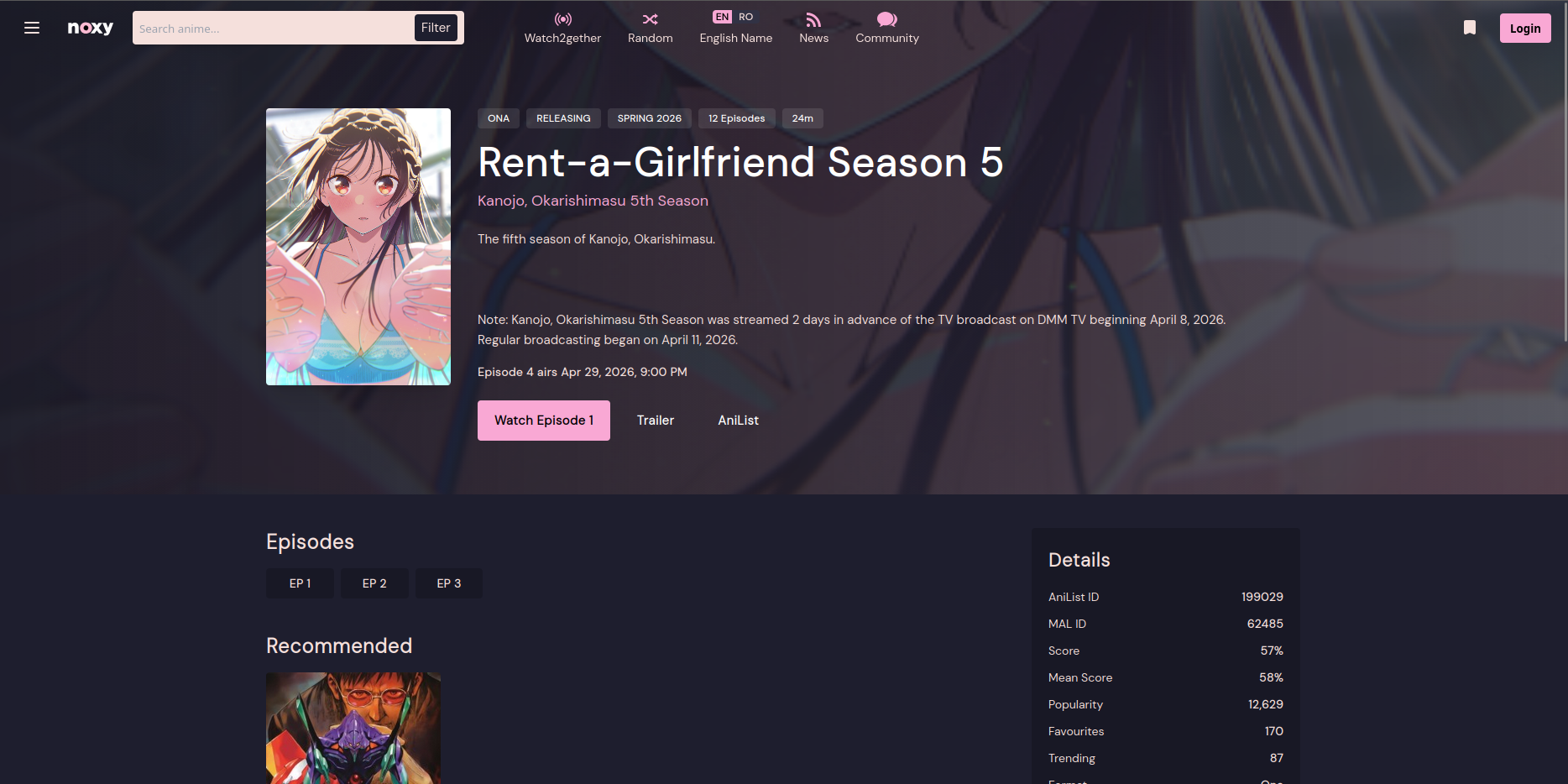 anime details